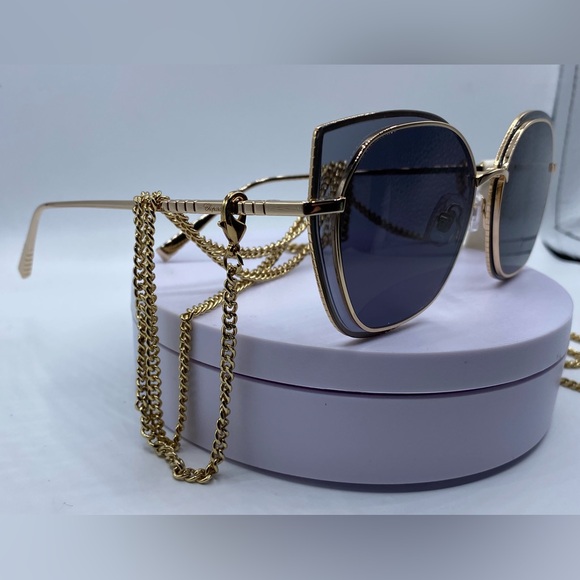 New! 👑CHOPARD ICE CUBE Sunglasses SCHF74 300F, Authentic - Picture 3 of 16